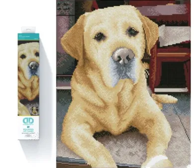 Diamond Dotz, diamentowa mozaika, Labrador King, 48-58 cm