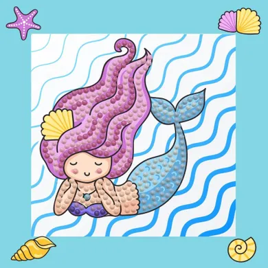 Diamond Dotz, diamentowa mozaika, Mermaid dreams, Quick Dotz