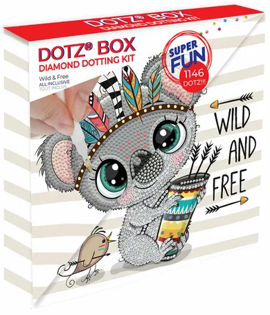Diamond Dotz, diamentowa mozaika, Wild And Free