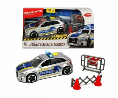 Dickie, Audi RS3, pojazd policyjny, 15 cm