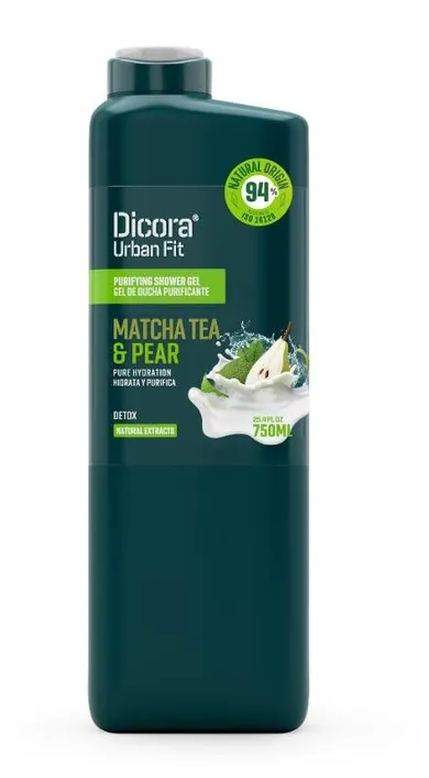Dicora, żel pod prysznic, herbata matcha i gruszka, 750 ml