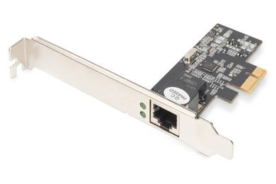 Digitus, karta sieciowa, przewodowa, PCI express, 1xRJ45 2.5 gb, ethernet, 2500mbps, DN-10135