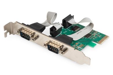 Digitus, kontroler, RS232 PCI EXPRESS, 2XDB9L