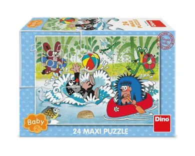 Dino, Baby, Krecik, Wodne zabawy, puzzle, 24 elementy