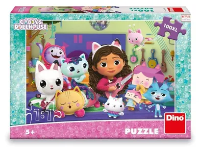 Dino, Koci Domek Gabi, Orkiestra, puzzle XXL, 100 elementów