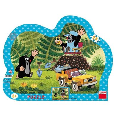 Dino, Krecik, puzzle, 25 elementów