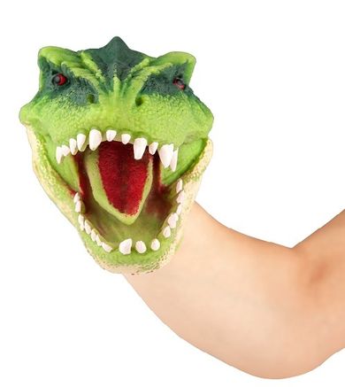Dino, pacynka Dinozaur, zielona
