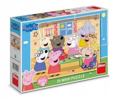 Dino, Świnka Peppa, Wizyta w sklepie, puzzle maxi, 24 elementy