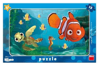 Dino Toys, Gdzie jest Nemo, puzzle ramkowe, 15 elementów