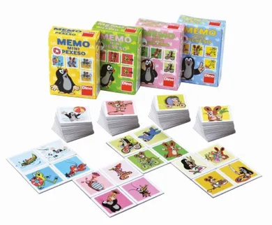 Dino Toys, Krecik, memory mini, gra pamięciowa
