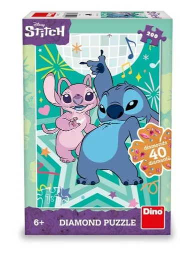 Dino Toys, Lilo i Stitch, puzzle z diamencikami, 200 elementów