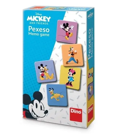 Dino Toys, Myszka Miki i Przyjaciele, memory, gra pamięciowa, 48 elementów