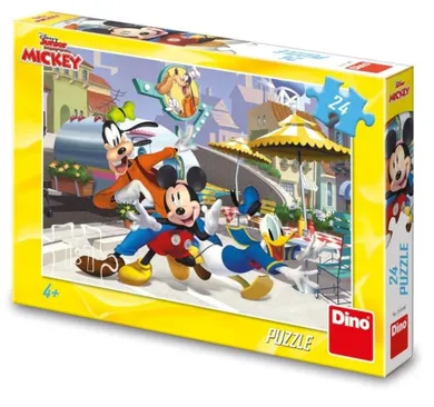 Dino Toys, Myszka Miki i przyjaciele, puzzle, 24 elementy