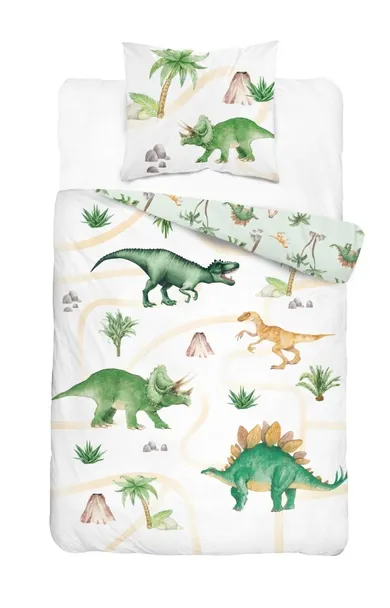 Dinozaury, 2-częściowy komplet pościeli, 160-200 cm