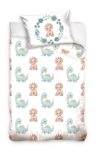 Dinozaury, 2-częściowy komplet pościeli, 90-120 cm