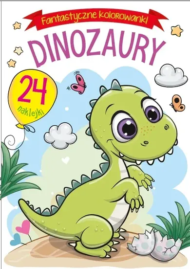 Dinozaury. Fantastyczne kolorowanki
