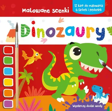 Dinozaury. Malowane scenki