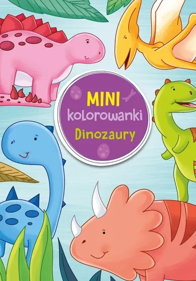 Dinozaury. Mini kolorowanki
