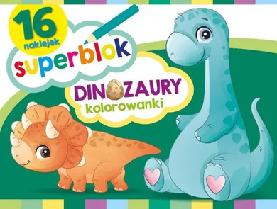 Dinozaury. Superblok. Kolorowanki