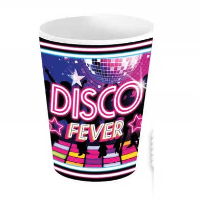 Disco Fever, kubeczki papierowe, 240 ml, 6 szt.