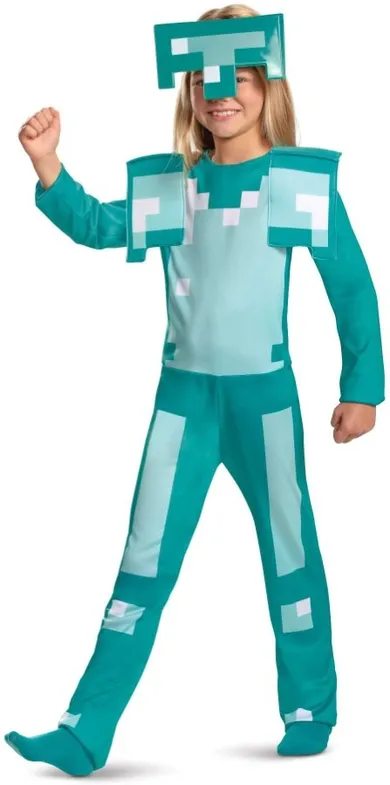 Disguise, Minecraft, Diamentowa zbroja, strój dla dzieci, 127-136 cm, 7-8 lat