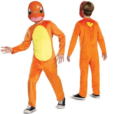 Disguise, Pokemon, Charmander, strój karnawałowy, kigurumi, pomarańczowe, 137-149 cm, 10-12 lat