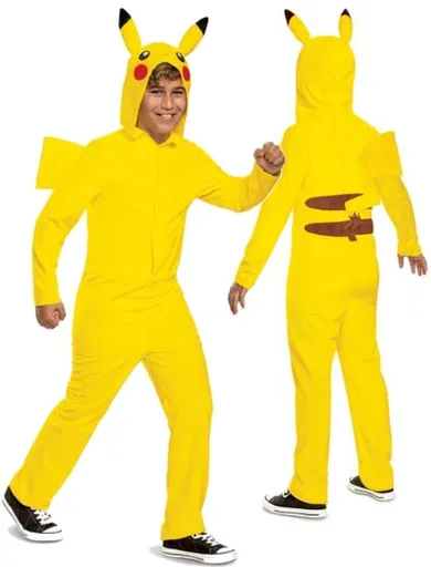 Disguise, Pokemon, Pikachu, strój karnawałowy, kigurumi, żółte, 127-136 cm, 7-8 lat