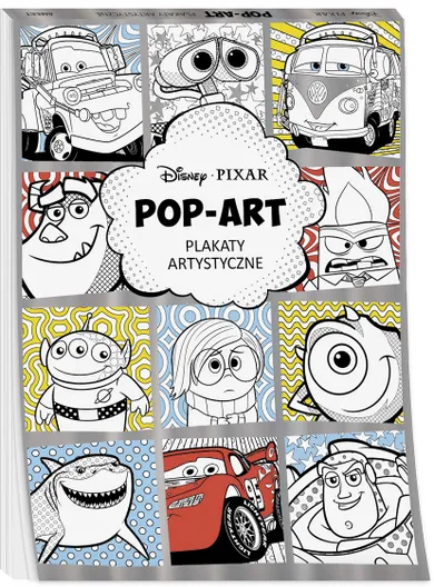 Disney Pixar. Pop-art. Plakaty artystyczne