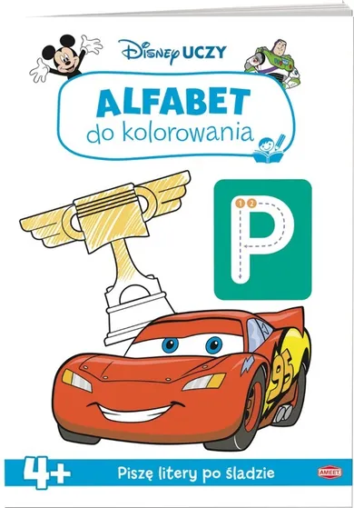 Disney uczy. Alfabet do kolorowania