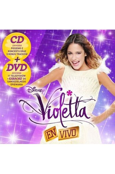 Disney Violetta En Vivo. Karaoke. CD + DVD