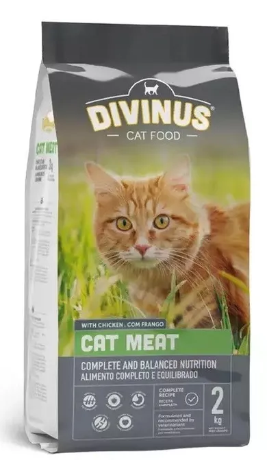 Divinus Cat Meat Adult sucha karma dla kota 2 kg