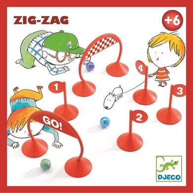 Djeco, Zig Zag, gra zręcznościowa z kulkami