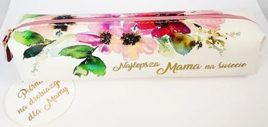 Dla Mamy, Najlepsza Mama na świecie, piórnik/kosmetyczka na drobiazgi