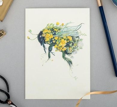 DM Collection, karnet B6 z kopertą, Trzmiel