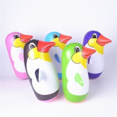 Dmuchany worek treningowy dla dzieci, pingwin, 36 cm