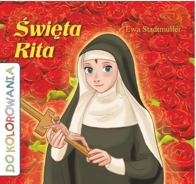 Do kolorowania. Święta Rita