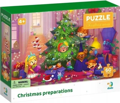 Dodo, Christmas preparations, puzzle, 60 elementów