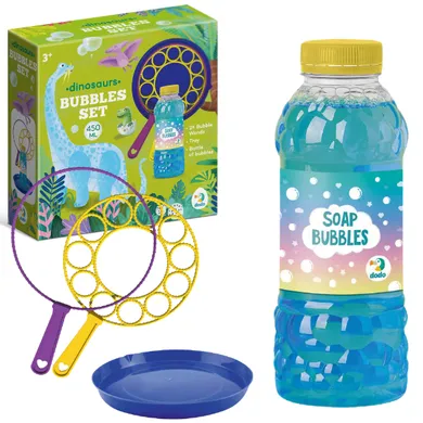 Dodo, Dinozaury, zestaw do baniek mydlanych, 450 ml