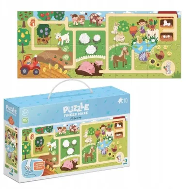 Dodo, Labirynt, Moja wiejska wycieczka, puzzle, 10 elementów
