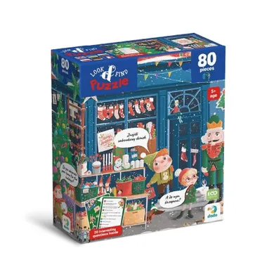 Dodo, Look&Find, Zimowe święta, puzzle, 80 elementów