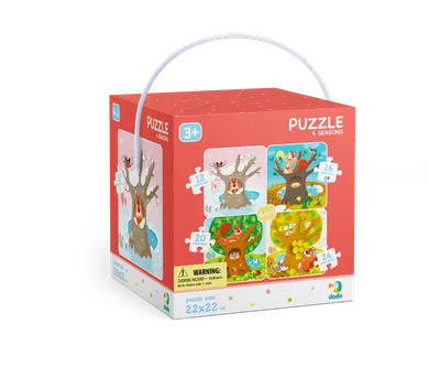 Dodo, puzzle 4w1, Pory roku