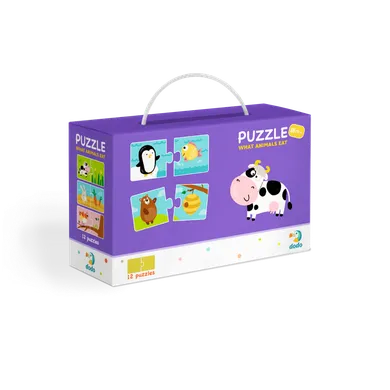 Dodo, puzzle duo, Co Jedzą Zwierzęta