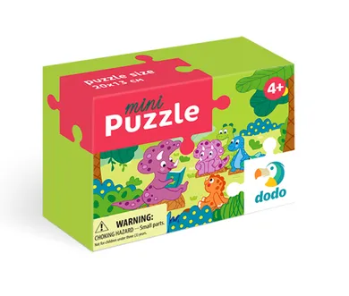 Dodo, puzzle mini, Dino i przyjaciele 35 elementów