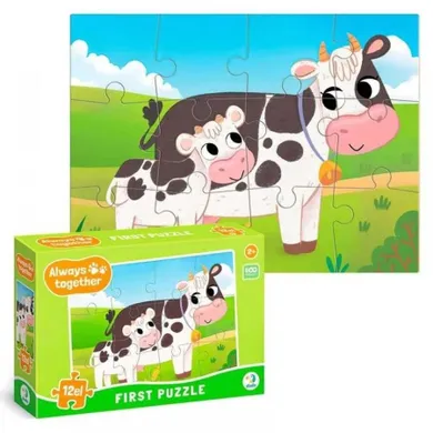 Dodo, Zawsze razem, Krówki, puzzle, 12 elementów