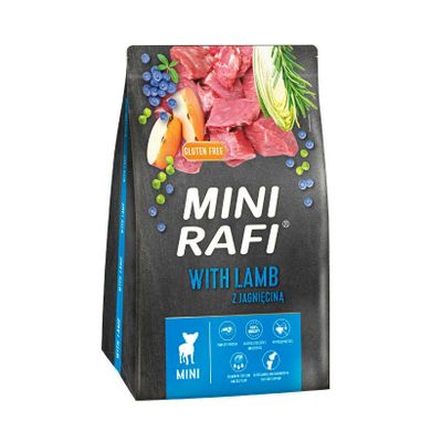 Dolina Noteci, Mini Rafi, bogata z jagnięciną, sucha karma dla psa, 3 kg