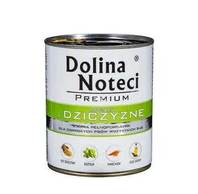 Dolina Noteci, Premium, Adult, dziczyzna, puszka dla psa, 800g