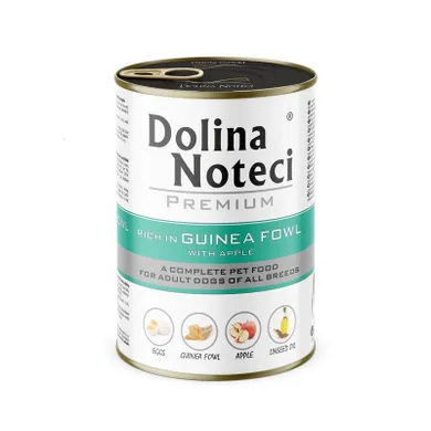 Dolina Noteci, Premium, perliczka z jabłkiem, karma dla psa, 400g