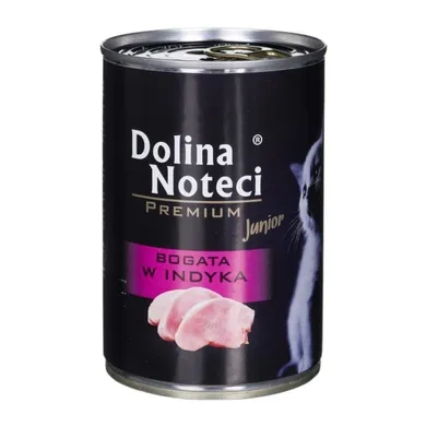 Dolina Noteci, Premium, puszka dla kota, indyk, 400g