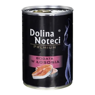 Dolina Noteci, Premium, puszka dla kota, łosoś, 400g