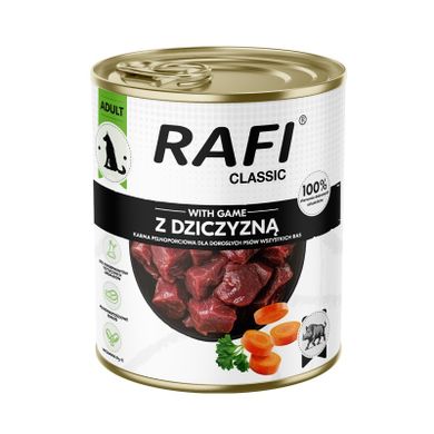 Dolina Noteci, Rafi Classic, dziczyzna, karma mokra dla psa, 800g